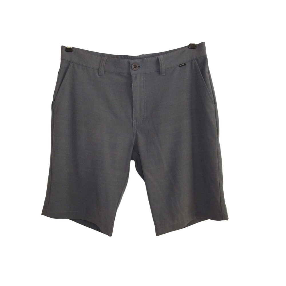 Travis Mathew Golf Shorts Men's 32 Gray Stretch Performance Casual Flat Front